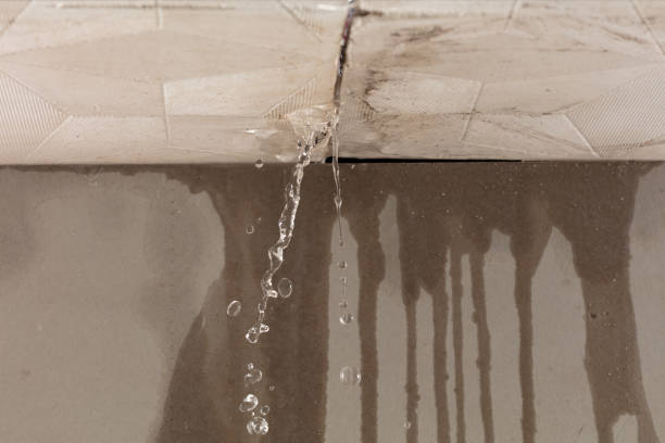 Professional Burst Pipe Cleanup technician working in East Millinocket, ME